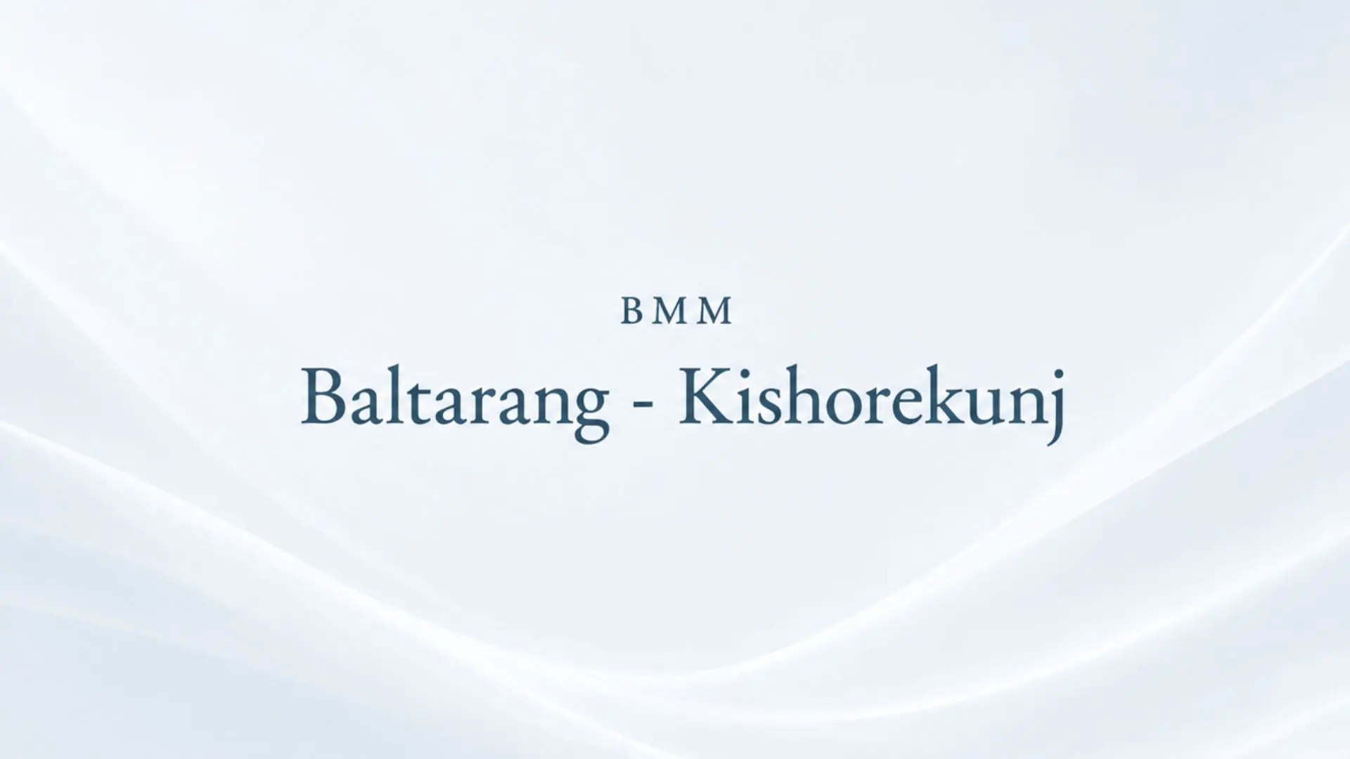 Baltarang and Kishorekunj initiative preview